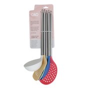 Wholesale - 5pc NYLON MULTICOLOR UTENSIL SET C/P 48, UPC: 192598836229